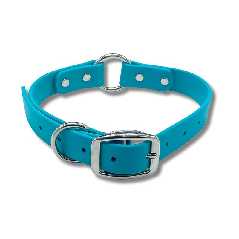 Biothane O Ring Dog Collar – waterproof, odor-proof, and easy-to-clean adjustable collar for dogs with durable stainless steel hardware.