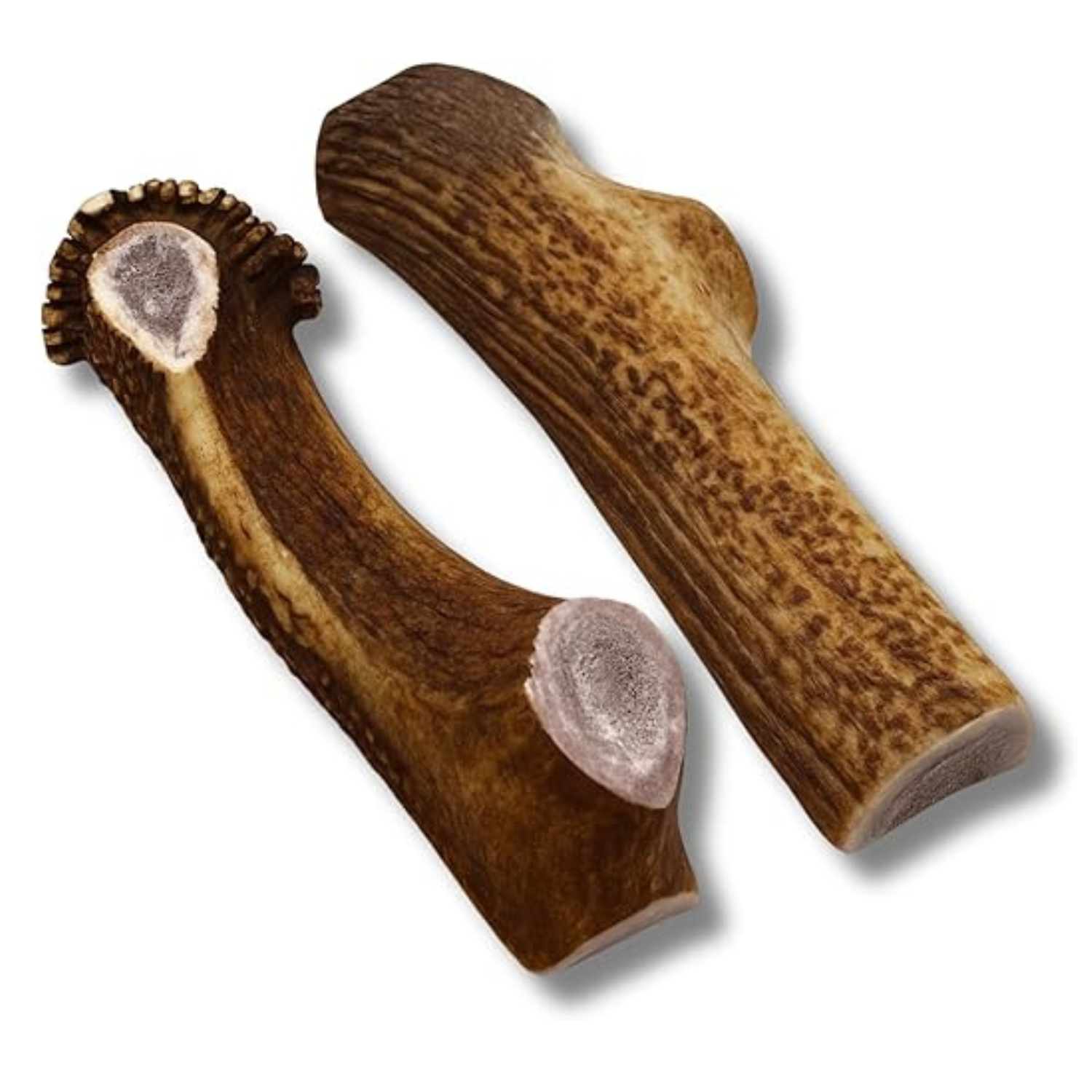 Grade A Premium Quality Elk Antler Split Large (Pack of 2)