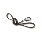 Jim Hodges Dog Training Inc brown Biothane slip leash for dogs, waterproof odor-free training lead with stainless steel hardware, easy-clean USA made 5ft leash