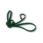 Jim Hodges Dog Training Inc green Biothane slip leash for dogs, waterproof odor-free training lead with stainless steel hardware, easy-clean USA made 5ft leash