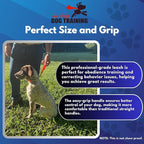 Perfect size and grip Biothane pull tab for dog training, designed for obedience correction and easy control during walks.